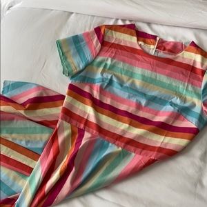 Colorful Striped Dress